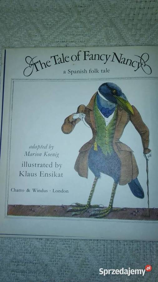 książka angielsku dzieci The tale of Fancy Nancy