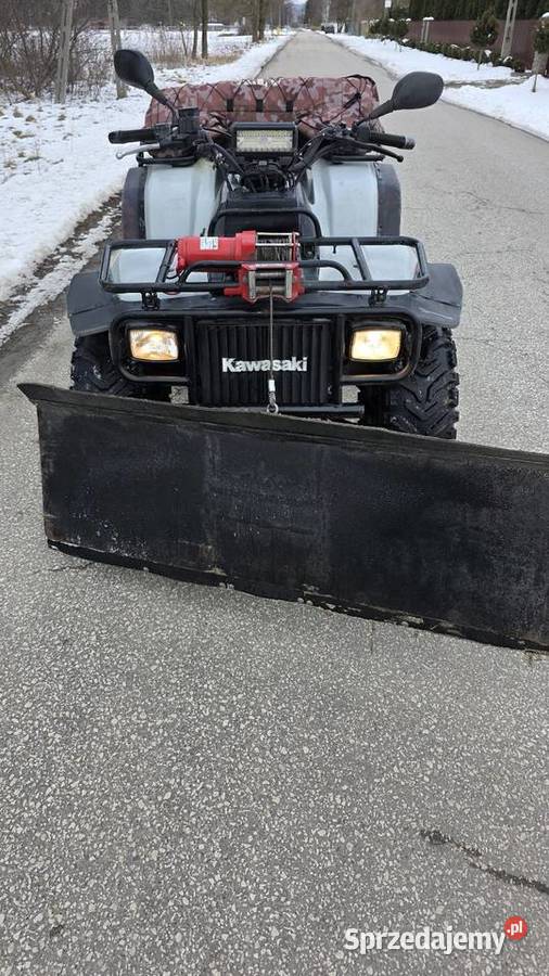 Quad Kawasaki klf 400 4x4 półautomat plug Kawasaki Sandomierz sprzedam