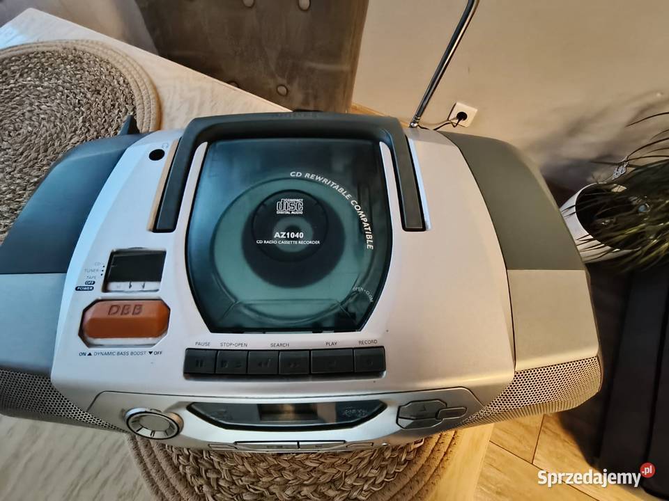 Boombox Philips AZ 1040 XBass CD FM digital Radioodtwarzacze Tychy