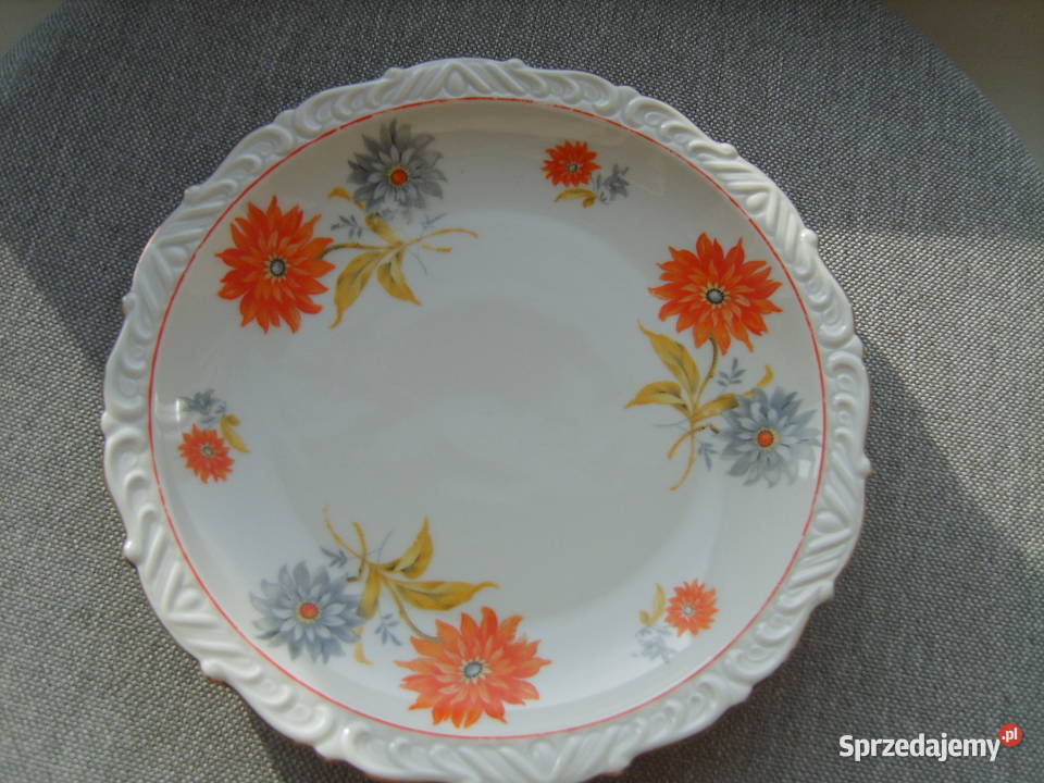 Talerze deserowe kolekcjonerskie małopolskie