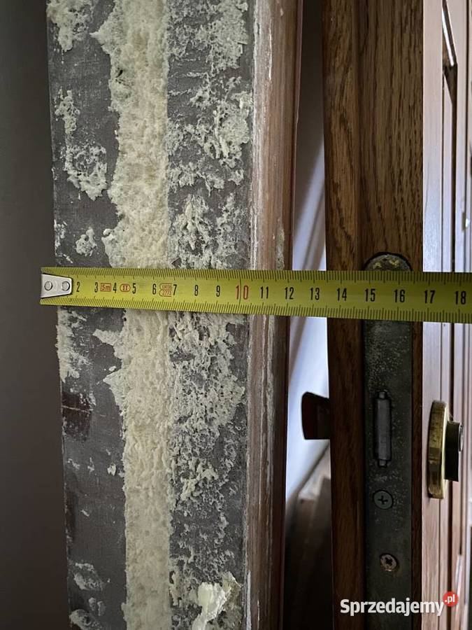 Drzwi dębowe zewnętrzne 99 x 209 podkarpackie Dębica