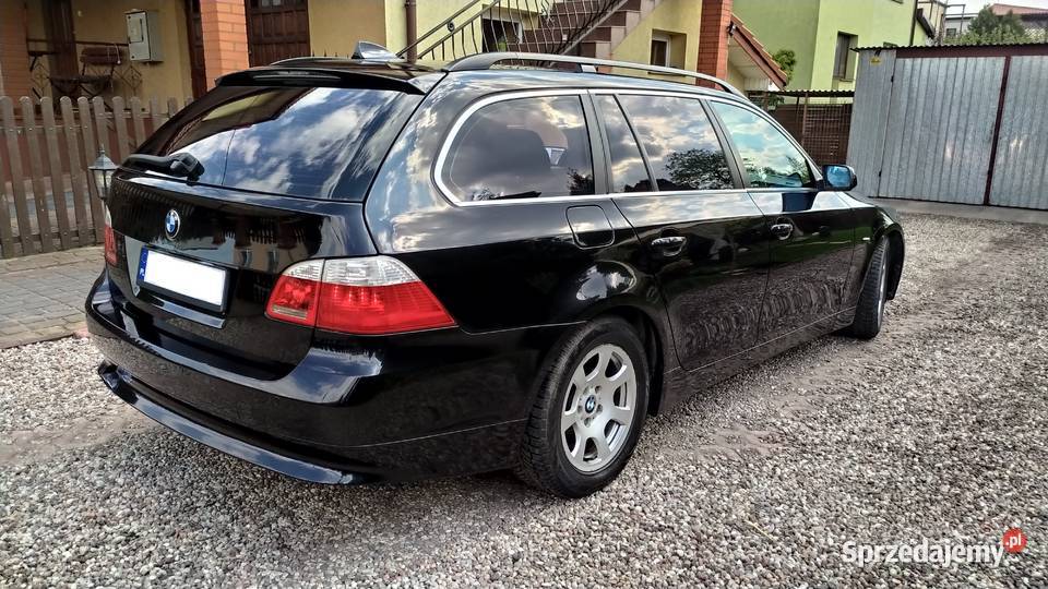 BMW E61 525d 200 Czarna Zadbana Dynamiczna Xenon 2500cm3 kujawsko-pomorskie Toruń