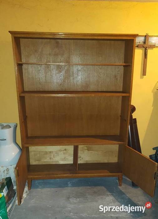 Regałkomoda z epoki PRL 155cm Regały Piotrków Trybunalski