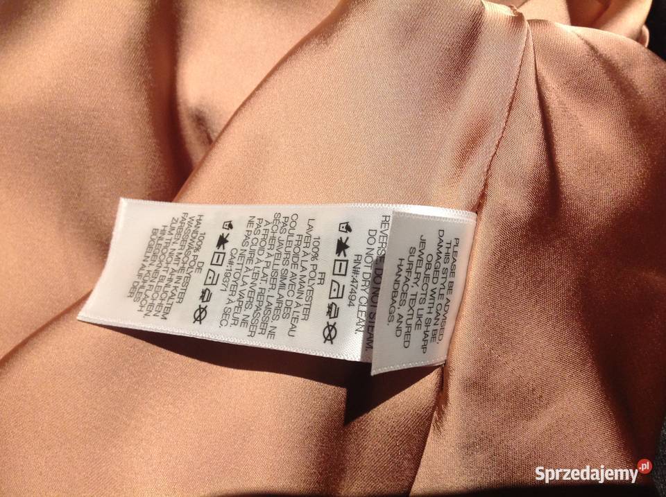 Top Bluzka Damska NORMA KAMALI 36 Nowa brązowy/beżowy Nowa Sól