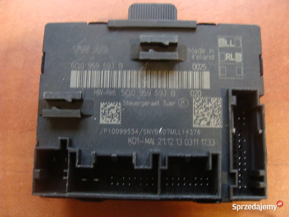 VW GOLF 7 VII STEROWNIK MODUŁ DRZWI 5Q0959593B osobowe Goleniów