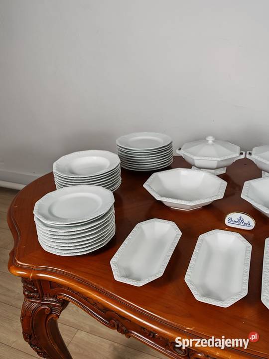 Zestaw porcelany Rosenthal biała Maria 10 osób Sandomierz
