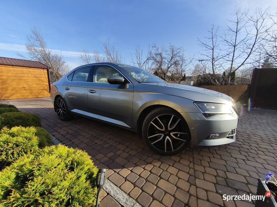 Polski salon skóry bogata wersja OC na DSG Superb Gowino