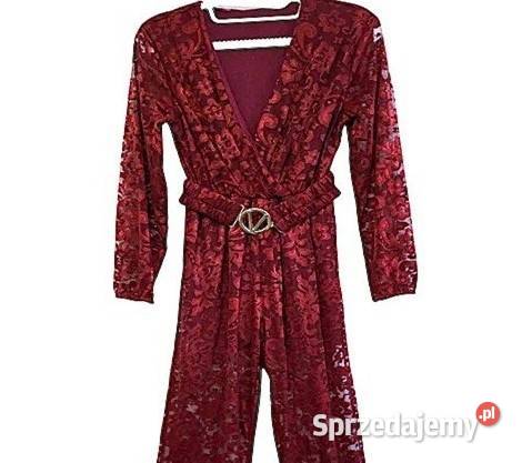 Kombinezon z koronki na podszewce w kolorze Spodnie pomorskie Wejherowo