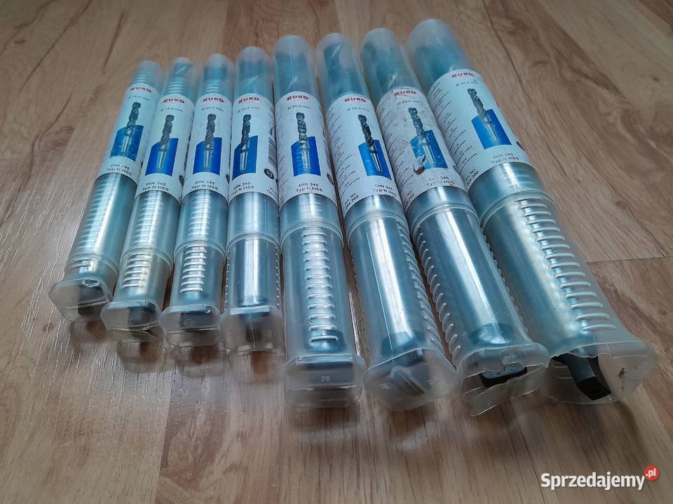 Wiertła wiertło RUKO różne 16 do 30 DIN 345 typ Polkowice