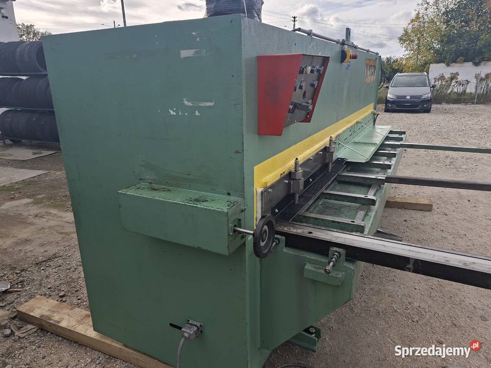 Gilotyna nożyce do blachy HACO TS 3050 x 6 mm dolnośląskie Ścinawa