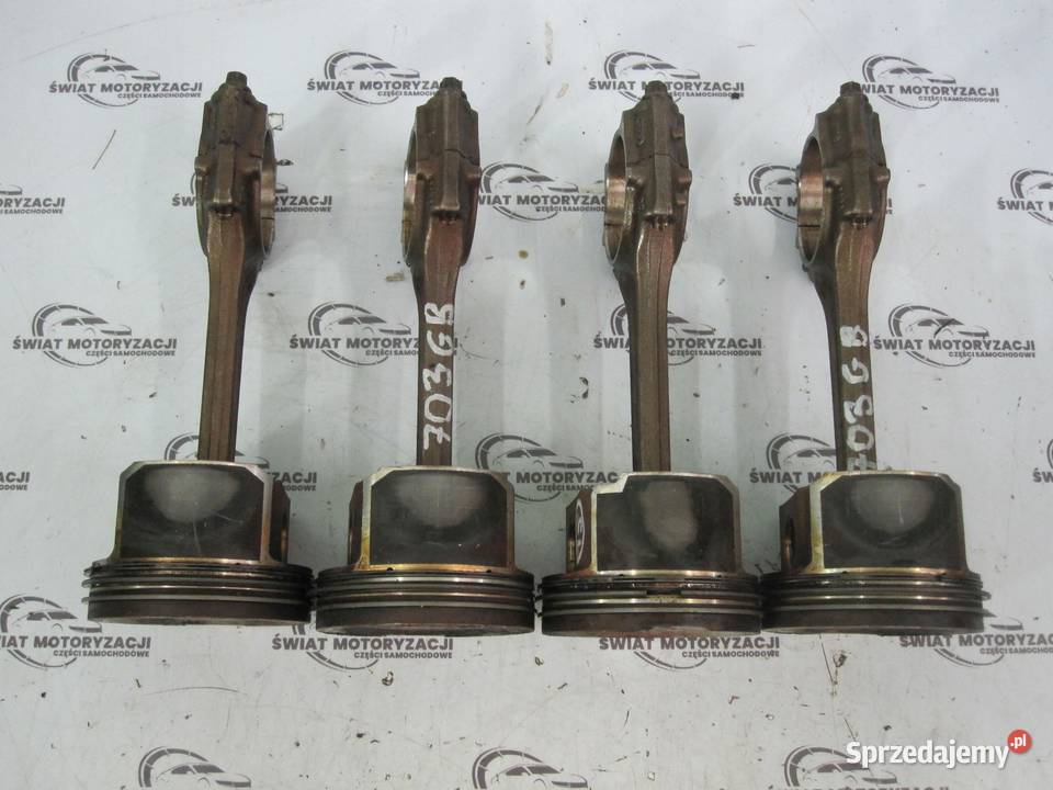 AUDI SKODA 18 T AUQ 180 tłok korbowód 06BA 81P32 osobowe Blok silnika Silniki i osprzęt sprzedam