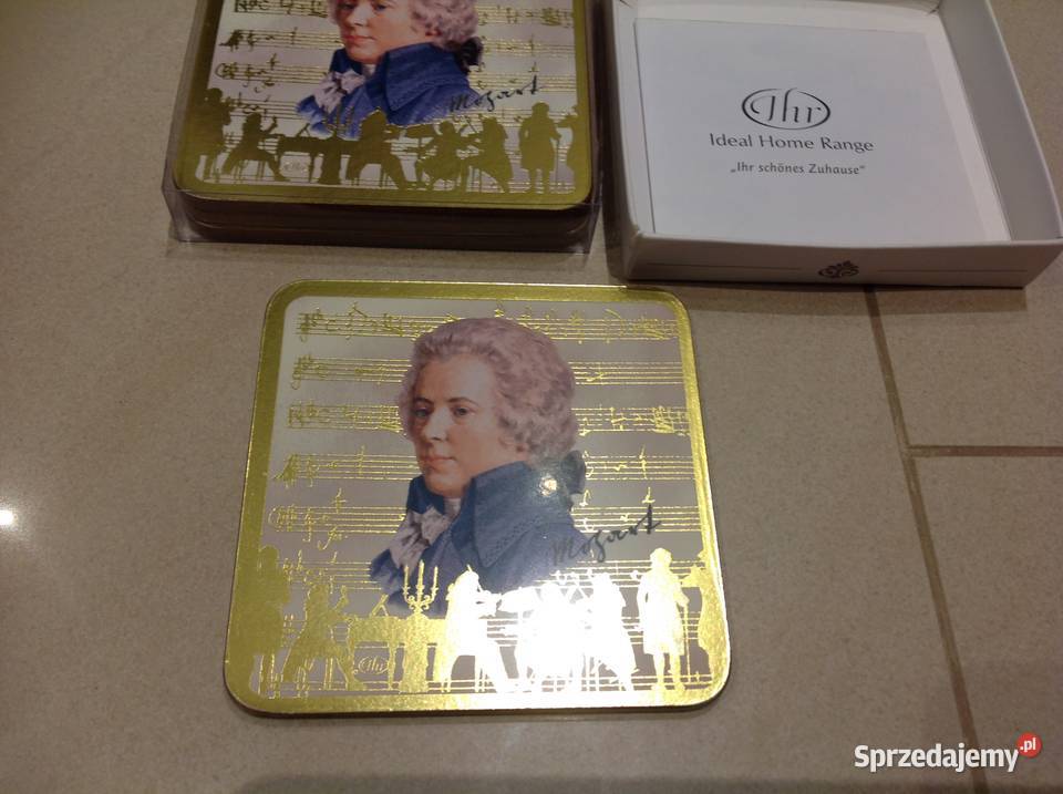 Podkładki Korkowe MOZART Pod Kubek 4 Nowa Sól
