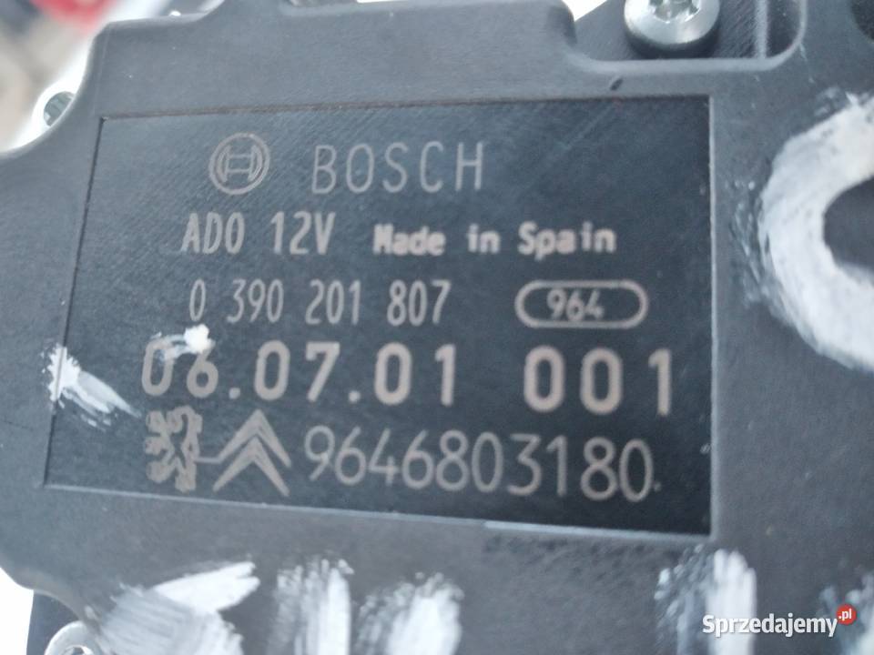 CITROEN C4 5d MECHANIZM WYCIERACZEK KLAPY Mietków