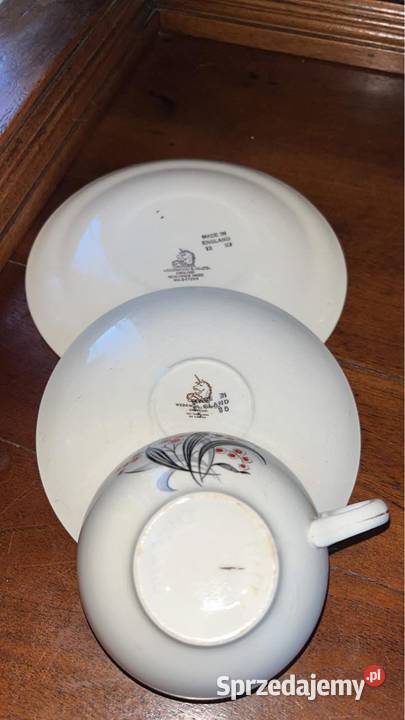 Filiżanka z talerzykiem Wedgwood Co Made in Porcelana i szkło Gdańsk sprzedam