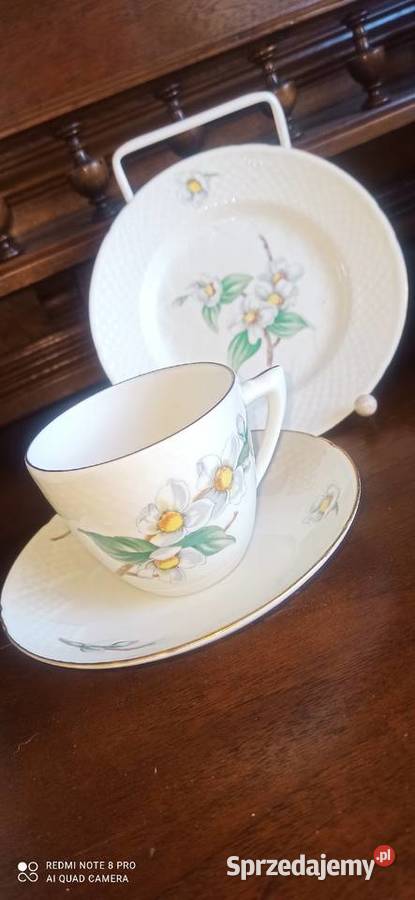 Filiżanka z talerzykiem deserowym BG Kjbeham pomorskie Gdańsk