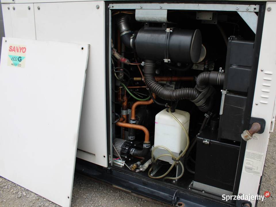 Klimatyzator Sanyo z gazową pompą ciepła Niedźwiedź