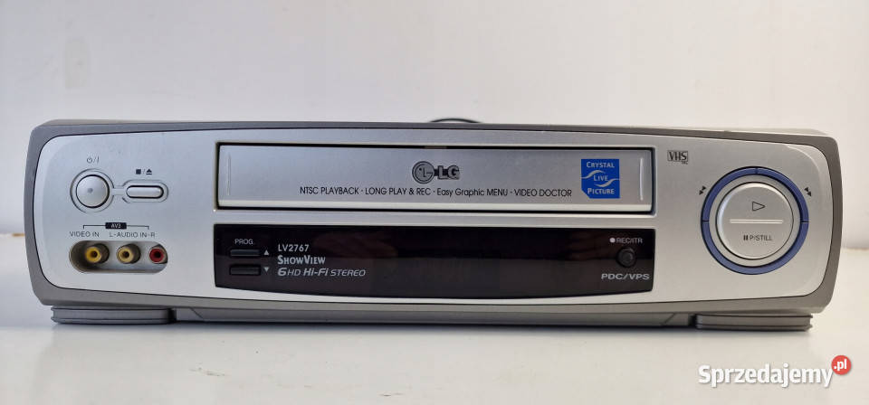 Video magnetowid LG 6 head LV 2767 LV2767 VHS Międzychód