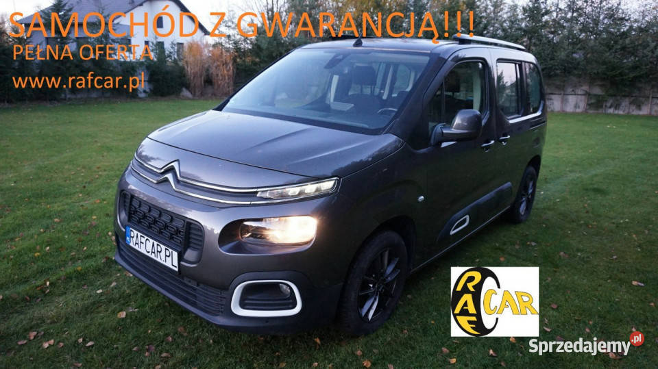 Citroen Berlingo z Niemiec Gwarancja III 2018 kurtyny powietrzne Zielona Góra