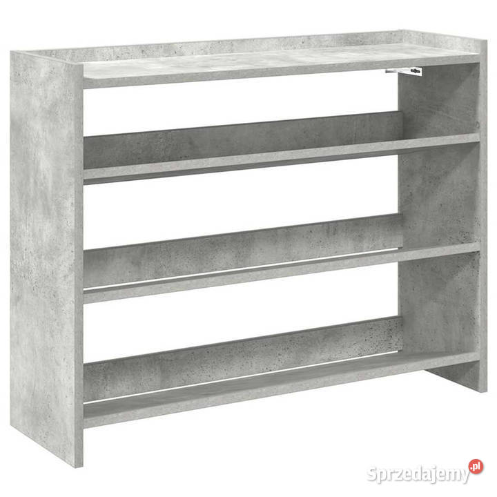 Półka na buty betonowa szarość 80x25x615