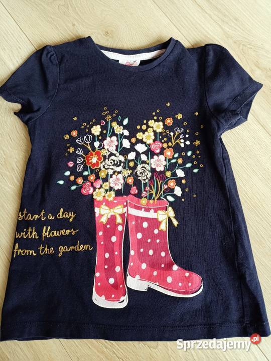 Koszulka tshirt dziewczęcy granatowy 98 Płock sprzedam