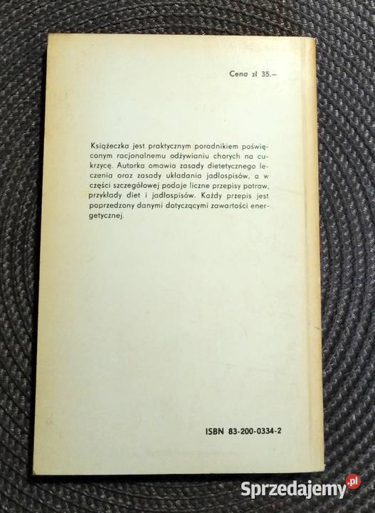 Żywienie w cukrzycy Pozostałe Włodawa sprzedam