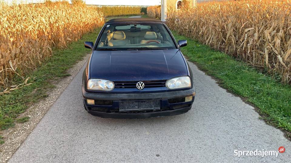 Vw Golf 3 cabrio 18 benzyna 90 koni nowy da Nowy Targ