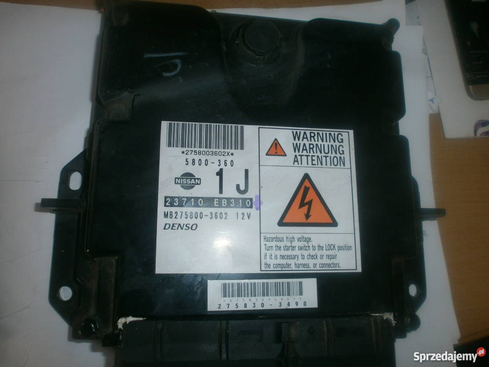 sterownik silnika Nissan Navara D40 23710 EB310 Części samochodowe Zielona Góra