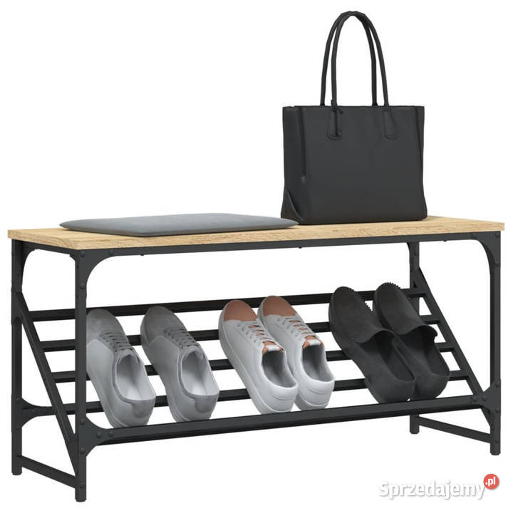 Stojak na buty dąb sonoma 90x30x45 WM833419 Warszawa