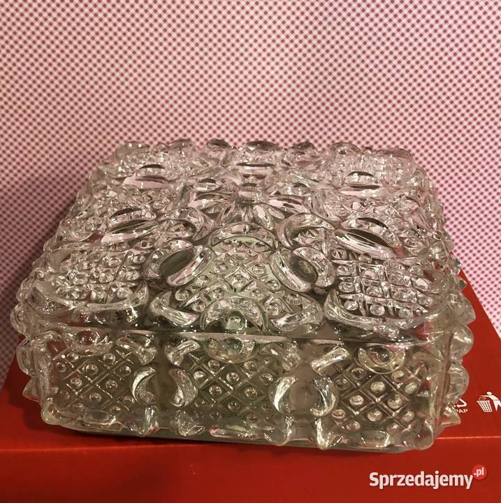 Plafon kinkiet Glashutte Limburg Niemcy lata 70 Myślachowice