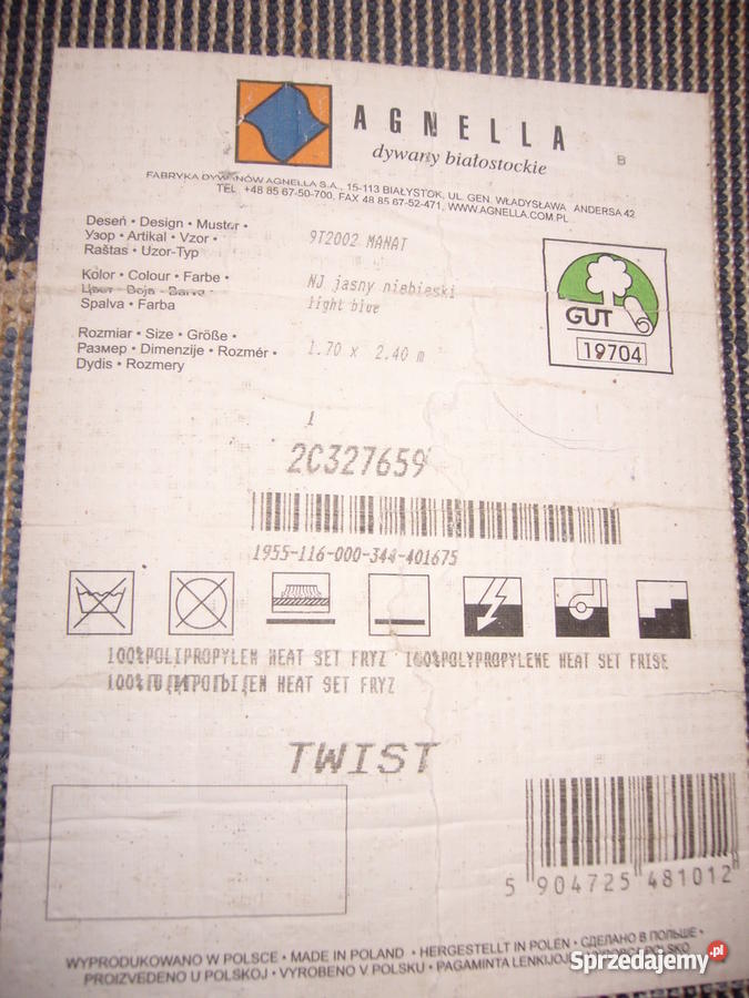 dywan agnella Poznań sprzedam