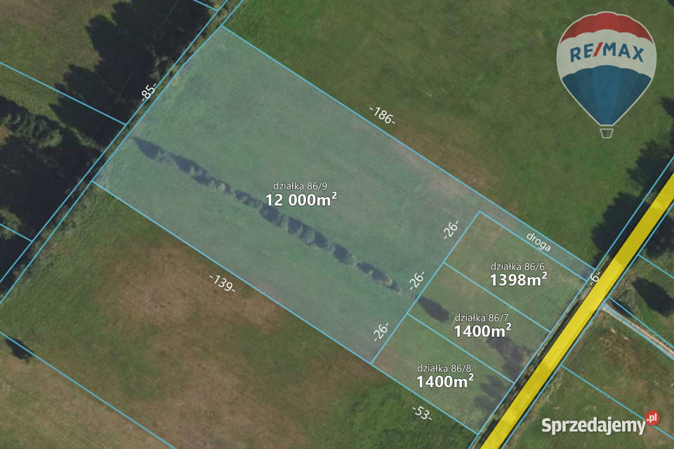 Działka 1400 m2 z warunkami zabudowy gmWłocławek Ładne sprzedam