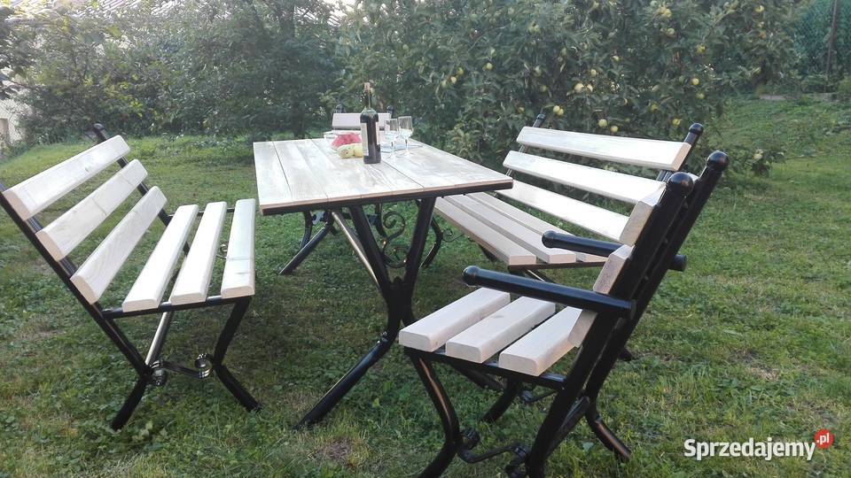 Meble ogrodowe duży mocny 8 osób super stara podkarpackie Kolbuszowa Dolna