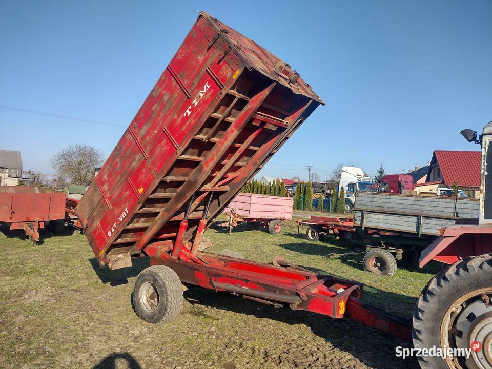 Przyczepa rolnicza parabola wysokość podnoszenia Sośno sprzedam