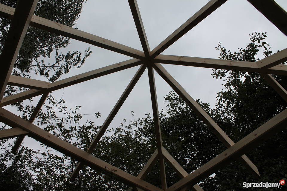 Altana KONSTRUKCJA ALTANY 34x34m Altanka Pergola lubelskie Łuków