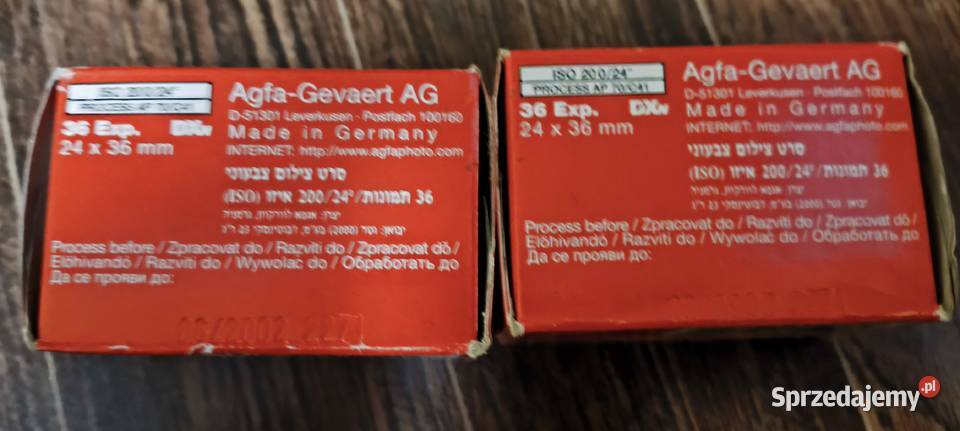 Film Klisza Kolorowa Kolor Negatyw Agfacolor 135 Gliwice