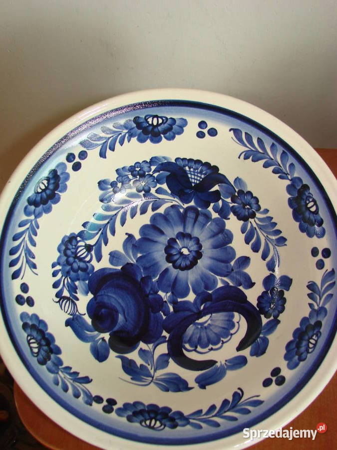 Włocławek duża fajansowa misa PRL sprzedam