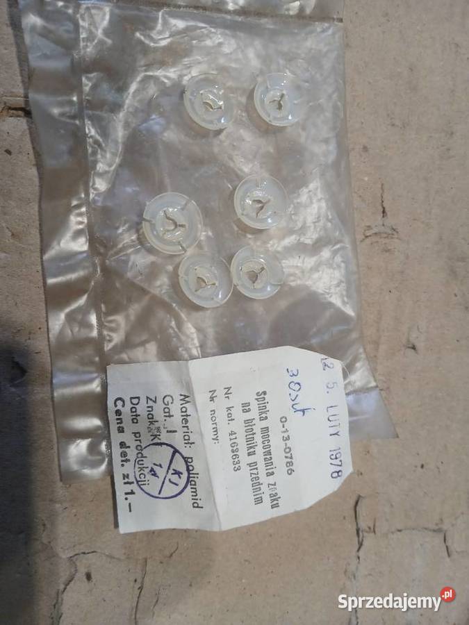 Spinki mocowania emblemat licencja fiat łódzkie Koluszki