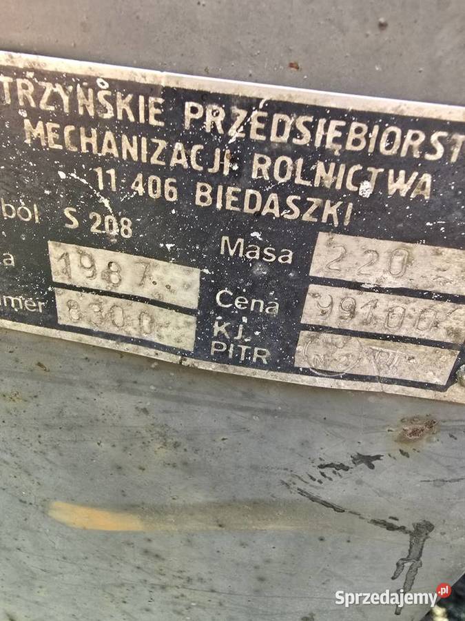 Sadzarka do ziemniakow polska Mogilno