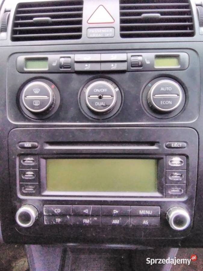 Panel Dual Climatronic ramka radia VW TOURAN Cewice