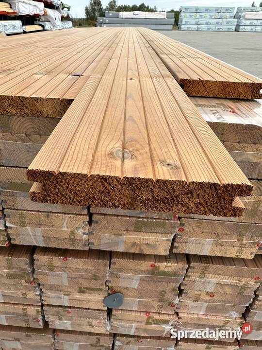 Deska tarasowa Thermo termo sosna ryflowana