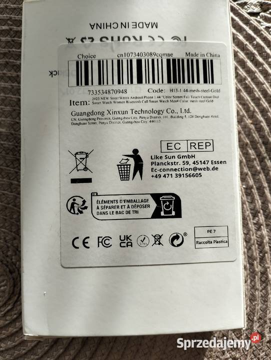 Nowy Smart Watchdwa paskibranzoleta złota i wielkopolskie Gniezno sprzedam