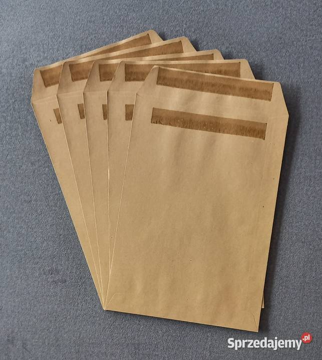 koperta brązowa wysyłkowa pocztowa kurierska Biuro Chrzanów