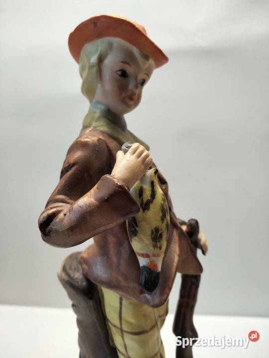 Figurka porcelana Myśliwy polowanie Tanio Gniezno