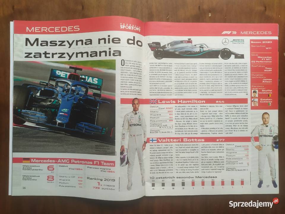 Skarb kibica formuła 1 sezon 2020 Rok wydania 2020 Łódź