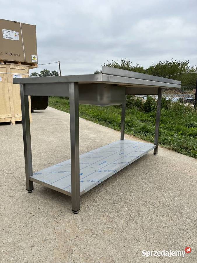 Stół ze zlewem i półką 164x80x90 mazowieckie Kazuń Polski