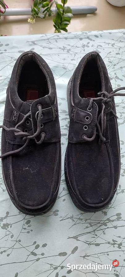Nowe półbuty męskie 46 czarny Łęczna