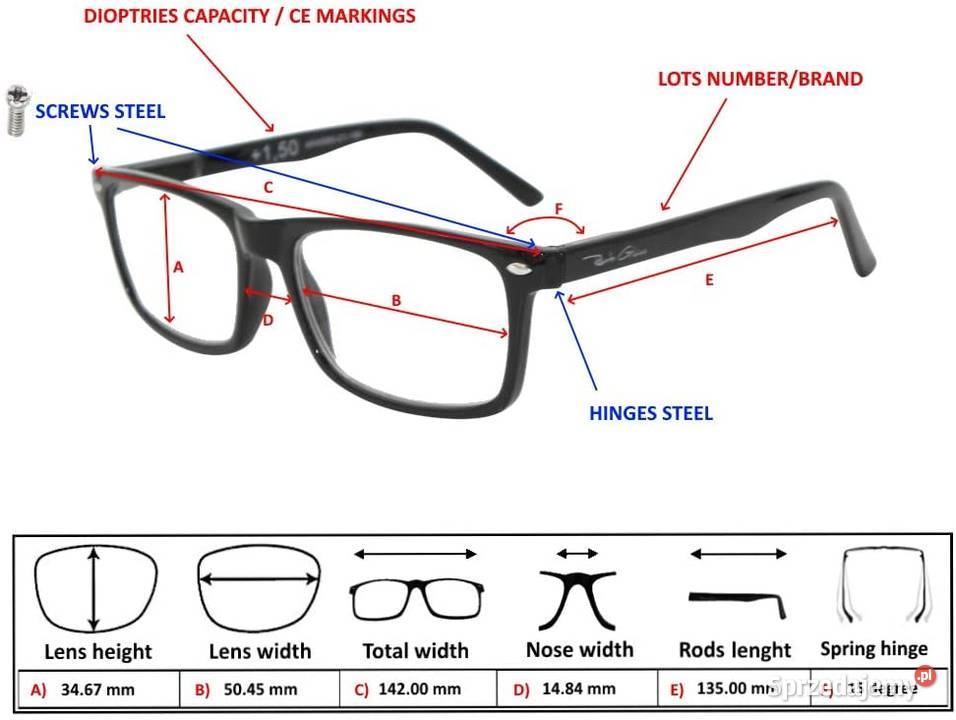 Okulary do czytania i komputera sprzedam
