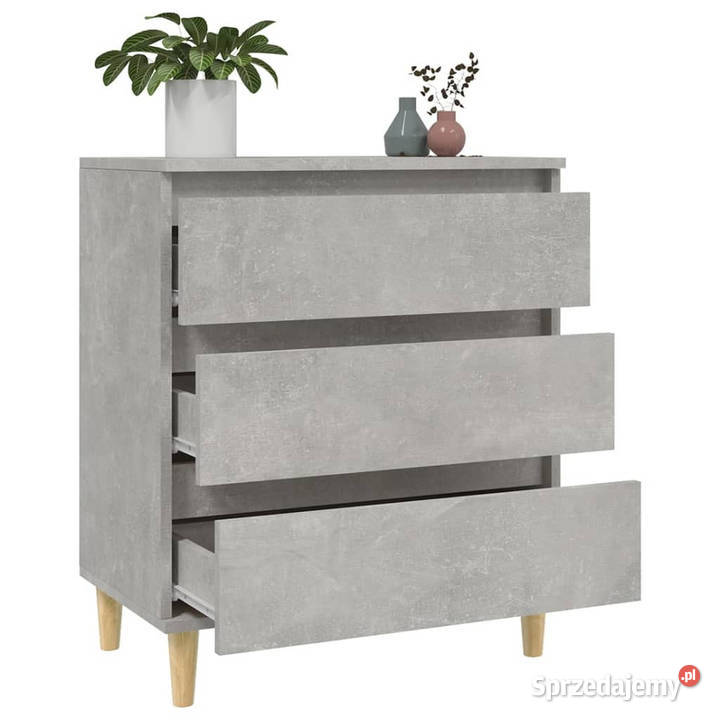 Komoda szarość betonu 60x35x70 materiał Warszawa