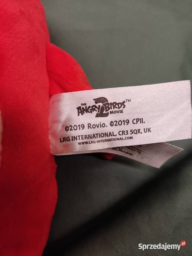 Maskotka pluszowa Angry Birds czerwony ptak Głuchołazy