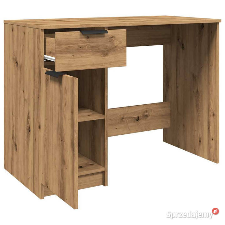 Biurko dąb artisan 100x50x75 materiał Warszawa